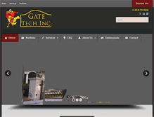 Tablet Screenshot of gatetechinc.com